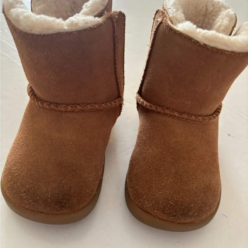 UGG Tan Kids Boots with Cream Lining
